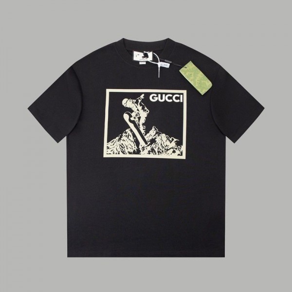 Gucci グッチブランドtシャツ上着カジュアルハイブランド半袖tシャツ男女兼用ブランドtシャツ高品質韓国 パチモン tシャツ 2色  M - 3XL