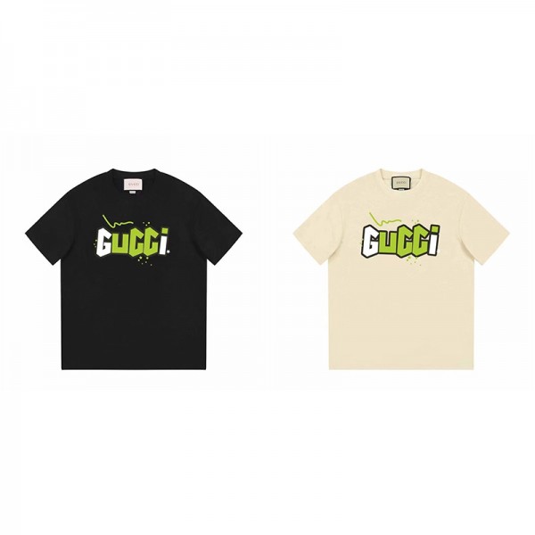 Gucci グッチ tシャツ メンズ ブランドコピーtシャツ 上着 レディース 夏tシャツ ブランド トップス ペアルック かわいい tシャツ ユニセック ブランド丸首シャツ 男女兼用 ファッション