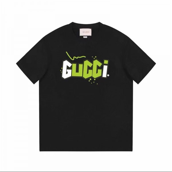 Gucci グッチ tシャツ メンズ ブランドコピーtシャツ 上着 レディース 夏tシャツ ブランド トップス ペアルック かわいい tシャツ ユニセック ブランド丸首シャツ 男女兼用 ファッション