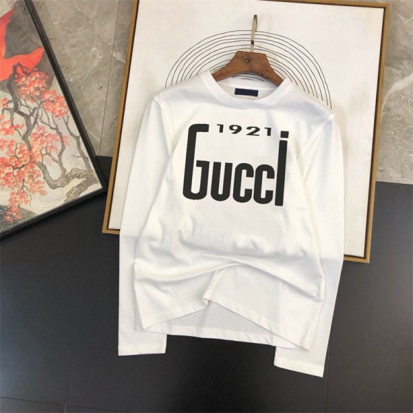 Gucci グッチブランド長袖tシャツ ハイブランドtシャツ 偽物 レディース メンズ ブランドtシャツ 上着 カジュアル 大人の上質Tシャツ 春 夏 冬 インナーｔシャツ