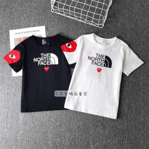 ザノースフェイス 子供服 THE NORTH FACE 半袖tシャツ キッズ服 ブランド半袖tシャツ ボーイ ガールズ 韓国 パチモン tシャツ 100~160cm 綿tシャツ 激安パロディ