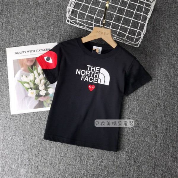 ザノースフェイス 子供服 THE NORTH FACE 半袖tシャツ キッズ服 ブランド半袖tシャツ ボーイ ガールズ 韓国 パチモン tシャツ 100~160cm 綿tシャツ 激安パロディ