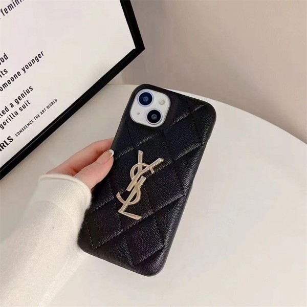 Ysl イヴサンローランiphone 13 14 15 16ケース 人気ブランド 女子ブランド スマホショルダー アイフォン16 15 14 plus 13 pro max 12 11スマホケースストラップ ブランド携帯カバー手帳型スマホケースアイフォン14 15 16カバー格安