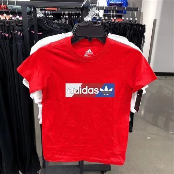 adidas アディダス子供Tシャツハイブランド春夏Tシャツ キッズ服ブランドかわいいブランドTシャツ上着カジュアル大人の上質Tシャツ 4色 100 - 160cm