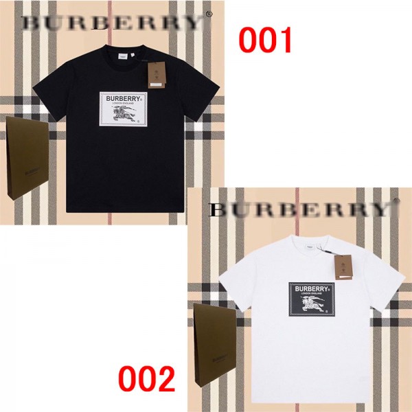 Burberry バーバリー 半袖 ブランドtシャツ トップス コピーハイブランドtシャツ 上着 レディース メンズ ブランドtシャツ 高品質Tシャツ カジュアル 丸首シャツ ペアカップル