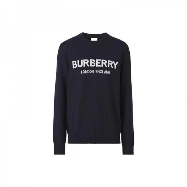 Burberry バーバリーハイブランド セーター メンズ 冬服 メンズ ニットセーター クルーネックニット カラーマッチング ニットセーター 暖かい カットソー レディース ニット トップス 秋冬 通勤 カジュアル