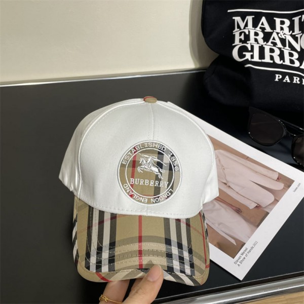 Burberry バーバリー ハイブランド キャップ メンズ コットン100% UVカット ぼうし cap 深め 紫外線対策 日よけ 型崩れない ランニング スポーツ 登山 釣り 野球帽 綿100％ 帽子 男女兼用