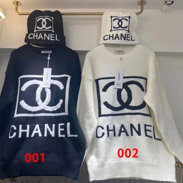 Chanel シャネルハイブランド セーター レディース ニット vネック 秋 冬 ニットセーター 長袖 ロングセーター S - 2XL 薄手 トップス ゆったり ロング 大きいサイズ チュニック キレイめ 秋冬 着痩せ おしゃれ オフィス 柔らかい 体型カバー 通勤