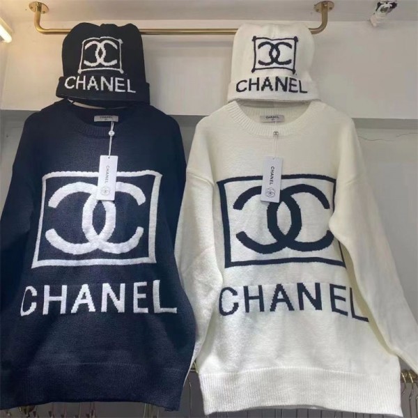 Chanel シャネルハイブランド セーター レディース ニット vネック 秋 冬 ニットセーター 長袖 ロングセーター S - 2XL 薄手 トップス ゆったり ロング 大きいサイズ チュニック キレイめ 秋冬 着痩せ おしゃれ オフィス 柔らかい 体型カバー 通勤