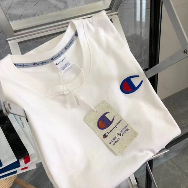 Champion ブランド tシャツ メンズ 上着 チャンピオン コピーハイブランド tシャツ 男の子トップス ブランドtシャツ オーバー半袖 サイズ 大人の上質Tシャツ 大きめ レディース 流行り 人気