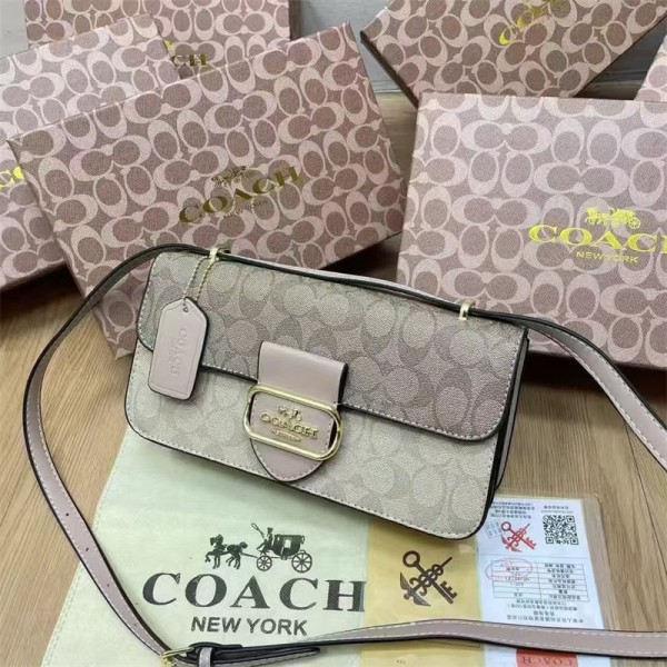 Coach コーチ肩掛けバッグブランドショルダーバッグ レディース 小さめ 肩掛けバッグ ミニバッグ 肩掛け 斜めがけ 多層 防水 軽量 大容量 レザー ショルダーストラップ