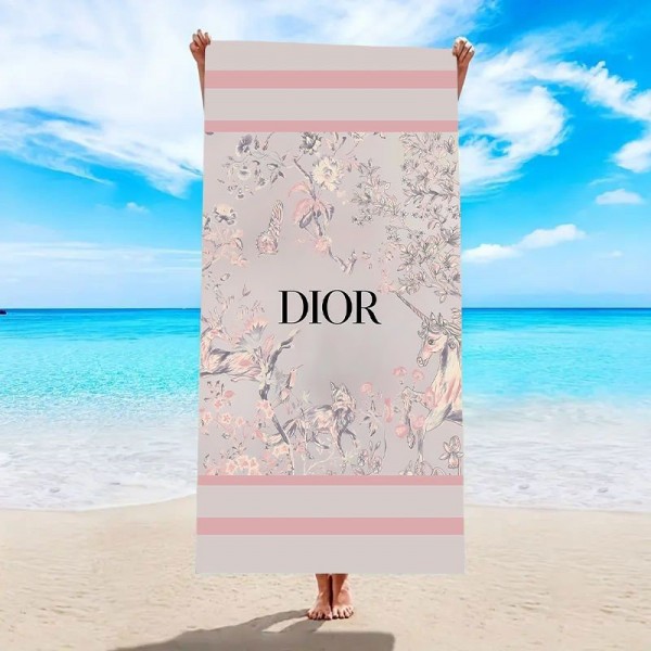 ブランド ディオール ビーチタオル 大判 DIOR バスタオル 160x80cm 可愛い 速乾 超吸水 柔らかい 防砂 軽量 コンパクト 砂がつかない スーパーソフト 薄手 持ち運びやすい ビーチブランケット ビーチマット スイムタオル 海水浴 プール 旅行 温泉 お湯、猫柄