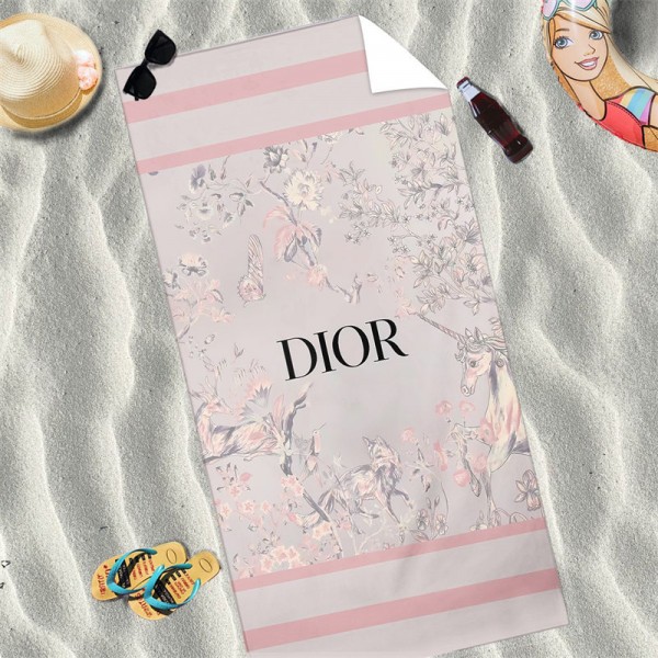 ブランド ディオール ビーチタオル 大判 DIOR バスタオル 160x80cm 可愛い 速乾 超吸水 柔らかい 防砂 軽量 コンパクト 砂がつかない スーパーソフト 薄手 持ち運びやすい ビーチブランケット ビーチマット スイムタオル 海水浴 プール 旅行 温泉 お湯、猫柄