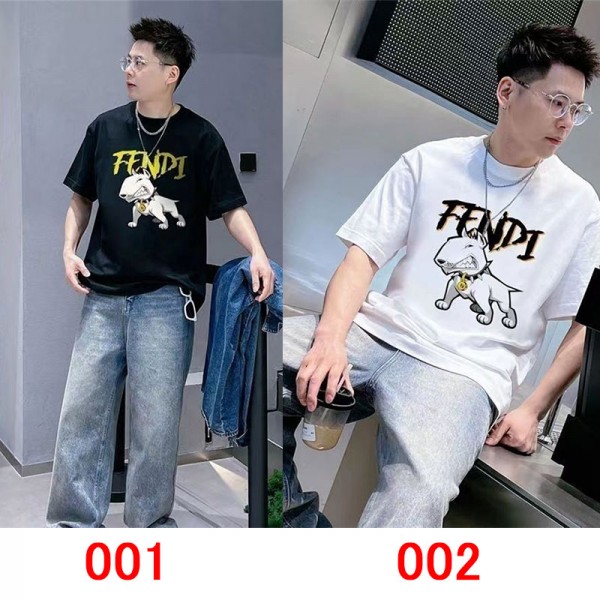 Fendi フェンディブランド 服 コピー 激安屋20代 30代40代tシャツ 激安パロディ大人の上質Tシャツtシャツ ユニセック ブランド S - 5XL