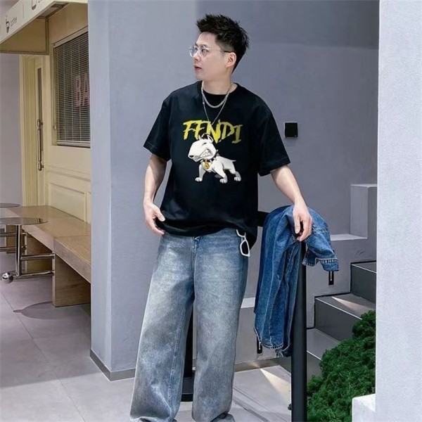 Fendi フェンディブランド 服 コピー 激安屋20代 30代40代tシャツ 激安パロディ大人の上質Tシャツtシャツ ユニセック ブランド S - 5XL