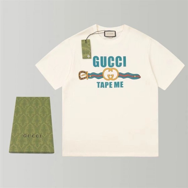 Gucci 上着Ｔシャツ グッチ 夏tシャツ ブランド かわいい ハイブランド半袖tシャツ 男女兼用 ブランド 服 コピー 激安屋 大人の上質Tシャツ 流行り