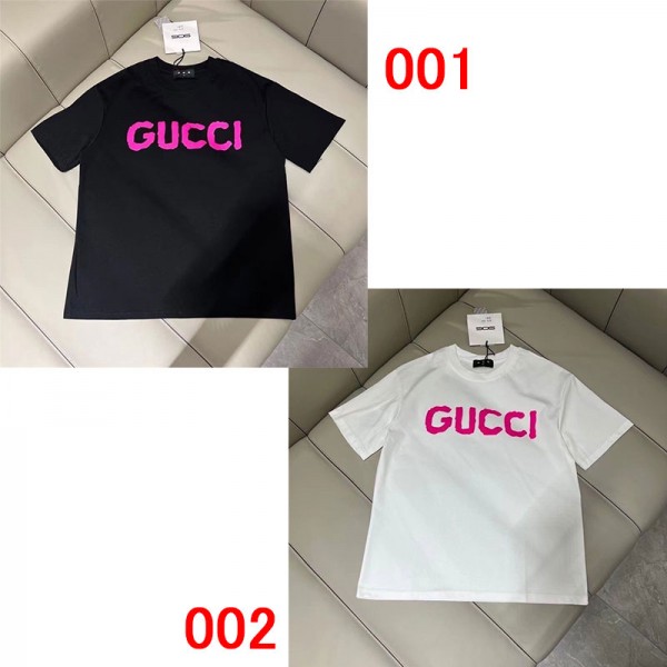 Gucci 半袖ｔシャツグッチ韓国 上着 tシャツブランド 服 コピー 激安屋20代 30代40代tシャツ 激安パロディtシャツ ユニセック ブランド