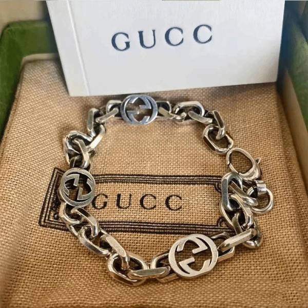 Gucci グッチ ブランド ブレスレット キラキラ お洒落 上品 腕飾り アクセサリー プレゼント パーティー 2色 誕生日 16-22cm