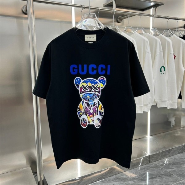 Gucci グッチブランド tシャツ 上着 カットソー トップス tシャツ 短袖シャツ 夏 ブランド 半袖tシャツ ブランドtシャツ 高品質 メンズ 