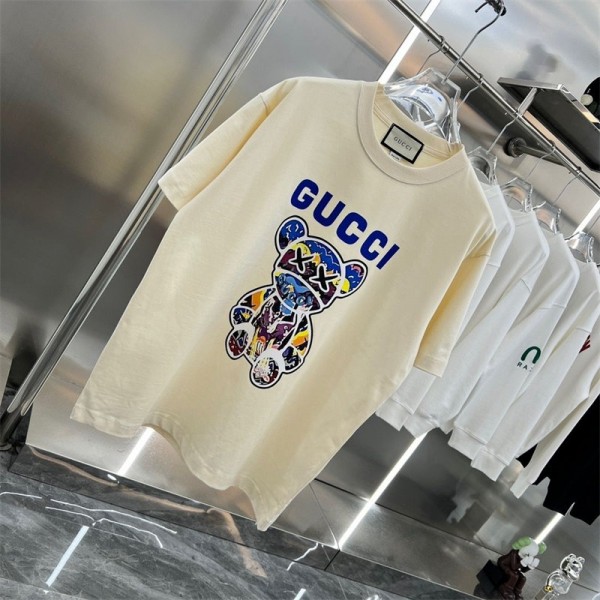 Gucci グッチブランド tシャツ 上着 カットソー トップス tシャツ 短袖シャツ 夏 ブランド 半袖tシャツ ブランドtシャツ 高品質 メンズ 