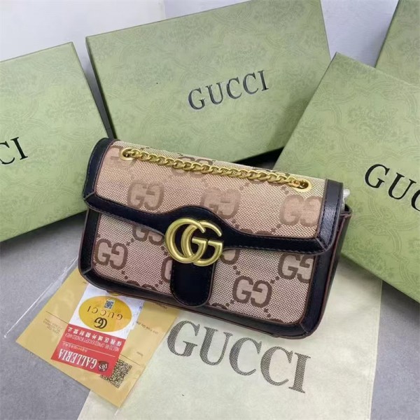 Gucci グッチハイブランドバッグ肩掛けバッグ レディース ショルダーバッグ 斜めがけバッグ 2way チェーン 小さめ 大容量 軽量 鞄 おしゃれ 人気