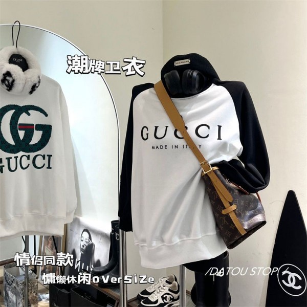 Gucci グッチブランドパーカー コピーブランドトレーナー裏起毛スウェット偽物 男女兼用 トレーナースウェットパーカー