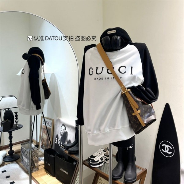 Gucci グッチブランドパーカー コピーブランドトレーナー裏起毛スウェット偽物 男女兼用 トレーナースウェットパーカー