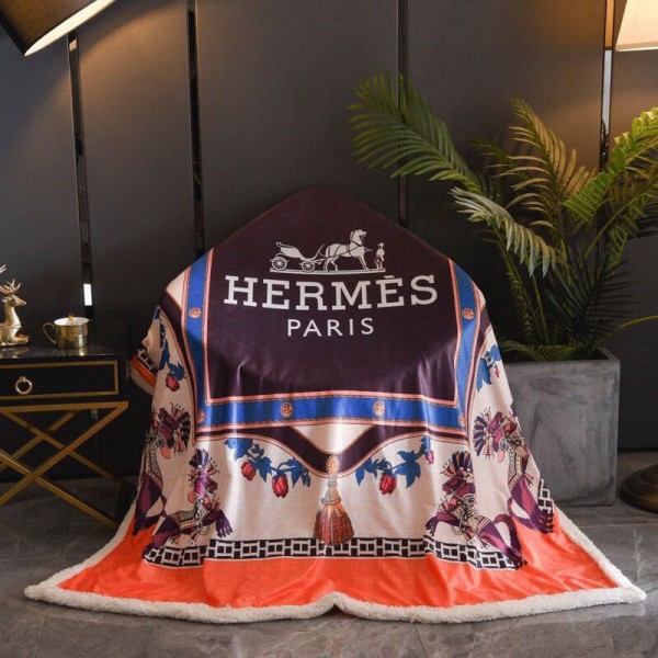 Hermes エルメス激安ブランケットブランドパロディ寝具夏 エアコン毛布 ブランド保温防寒 旅行 昼寝毛布 ブランケット 寝具 掛け毛布 肩掛け 着る毛布 プレゼント 秋冬用 洗える 防寒 エアコン対策 通年使用