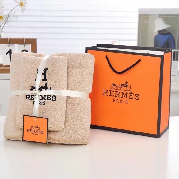 Hermes エルメスビーチバスタオル 激安人気 ビーチタオル軽量 ハイブランド多用途タオルタオルブランド 人気 女性