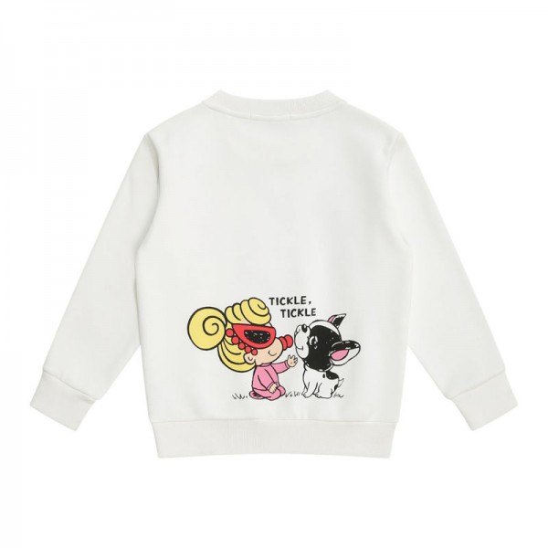 HYSTERIC ヒステリック ハイブランド パーカー 子供服 ロングTシャツ キッズ トレーナー 綿 トップス 長袖 上着 丸襟 子供服 春秋冬 絣染め お洒落 スタンドカラー 90 100 110 120 130 140 150 160cm