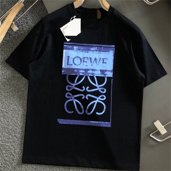 LOEWE ロエベ カジュアルシャツ 39(M位) ベージュx紺等(チェック)