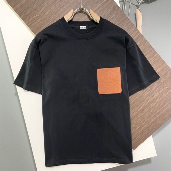 LOEWE ブランド 半袖tシャツメンズ ブランド ロエベ tシャツ トップス レディース 上着 オーバーサイズ 大人の上質Tシャツ tシャツ ユニセック ブランド 男女兼用 シンプル 流行り