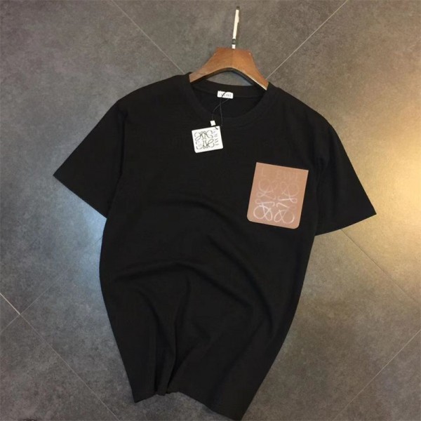 LOEWE ロエベハイブランドtシャツ偽物レディースメンズ夏tシャツブランドかわいいブランド 服 コピー 激安屋20代 30代40代tシャツ 激安パロディ 2色  S - 7XL