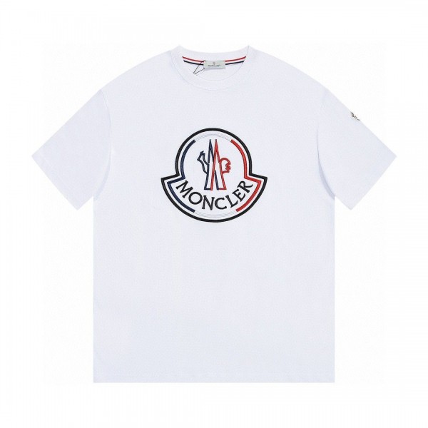 Moncler ブランド tシャツ ハンソク 半袖 カットソー モンクレール 短袖 コピー ブランドtシャツ 夏 オーバーサイズ ブランド 服  コピー 激安 屋大人の上質Tシャツ 柔らか