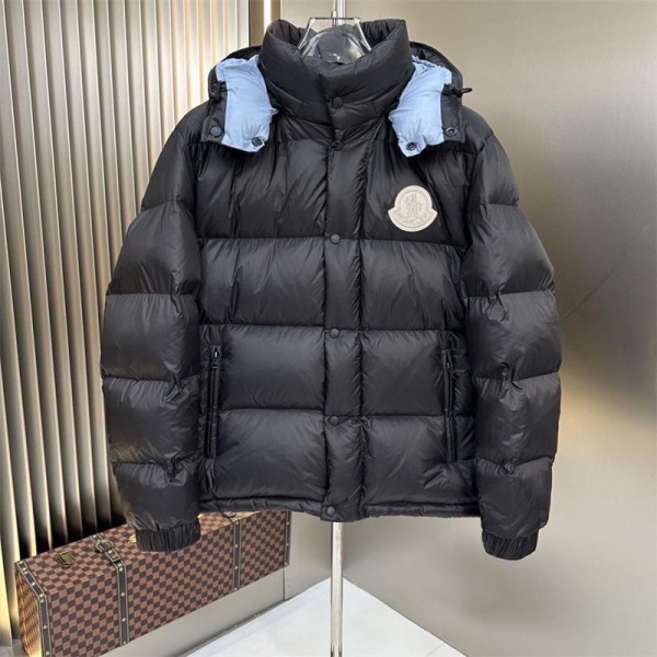 Moncler モンクレールハイブランドダウンジャケット メンズ 冬 フード付き 防寒 中綿ダウンジャケット 登山 ライト ダウン コート 暖かい 中綿ジャケット 厚手 保温 秋冬 M - 4XL