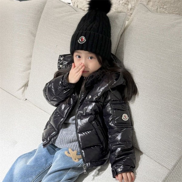 Moncler モンクレールハイブランド子供服 男の子フード付き軽量ダウンジャケットフードパウガジャケットコート厚くパーカー冬キルティングジャケットキッズダウンジャケット 肌にやさしい 110 - 160cm